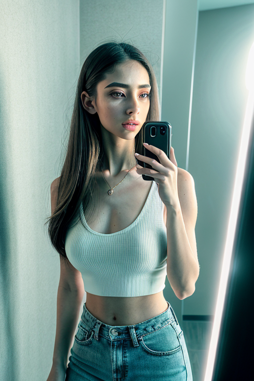 aesthetic mirror selfie girl quotes